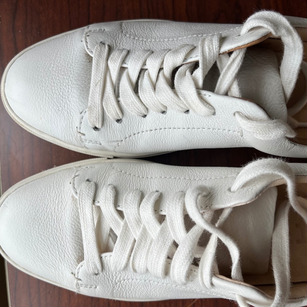 Frye Ivy White leather sneaker, size 8 1/2